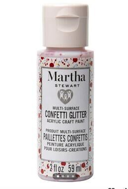Martha Stewart Multi-Surface Acrylic Craft Paint Bottles Ruby Red (Set of 3) NEW